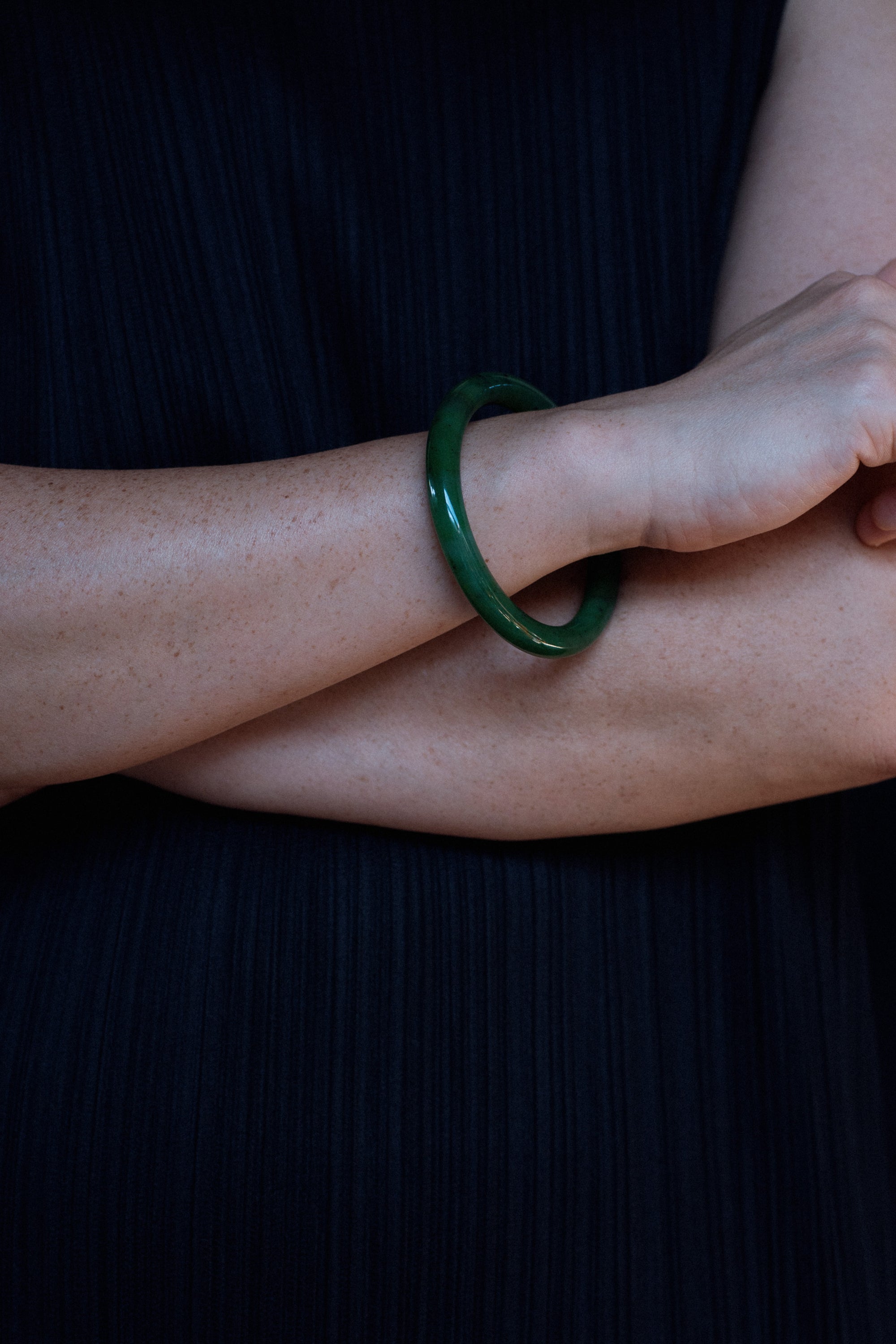 Mother Stone - BC Jade Bangle