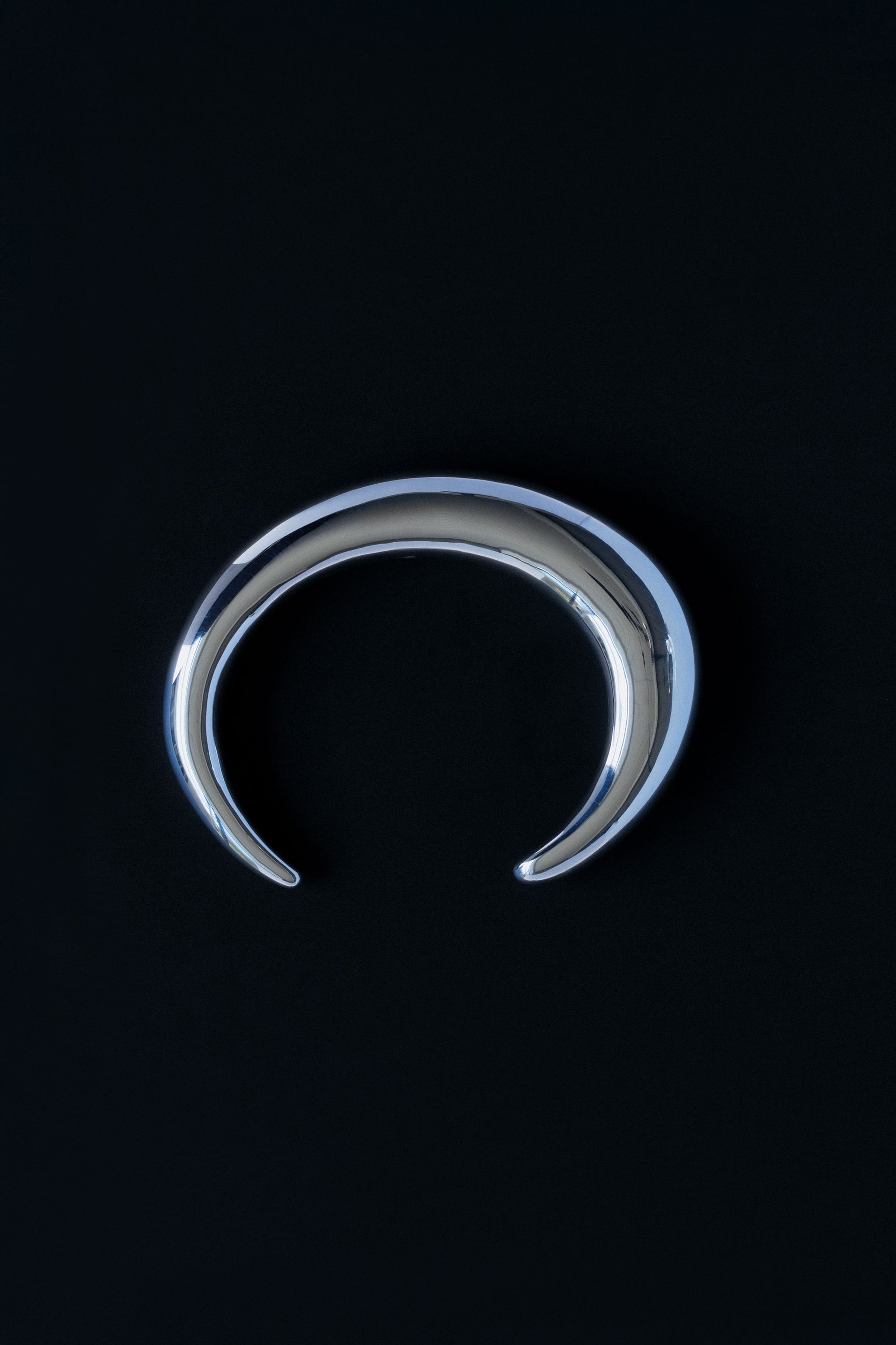 Egg Cuff Silver
