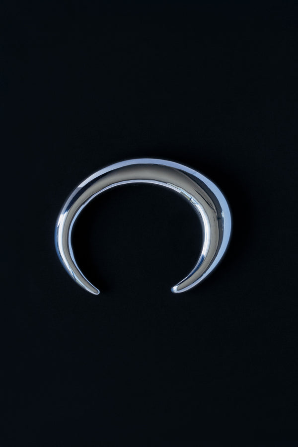 Egg Cuff Silver