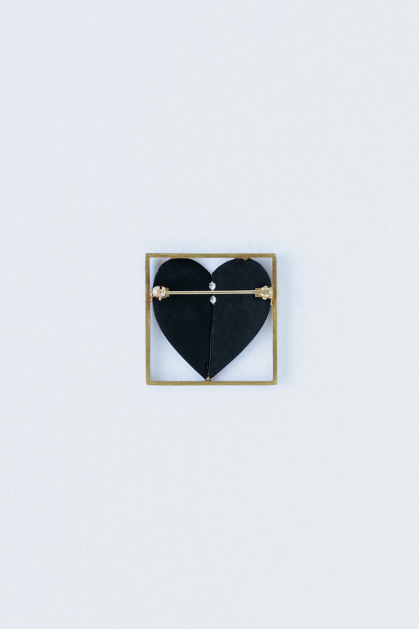 Pat Flynn Heart Brooch