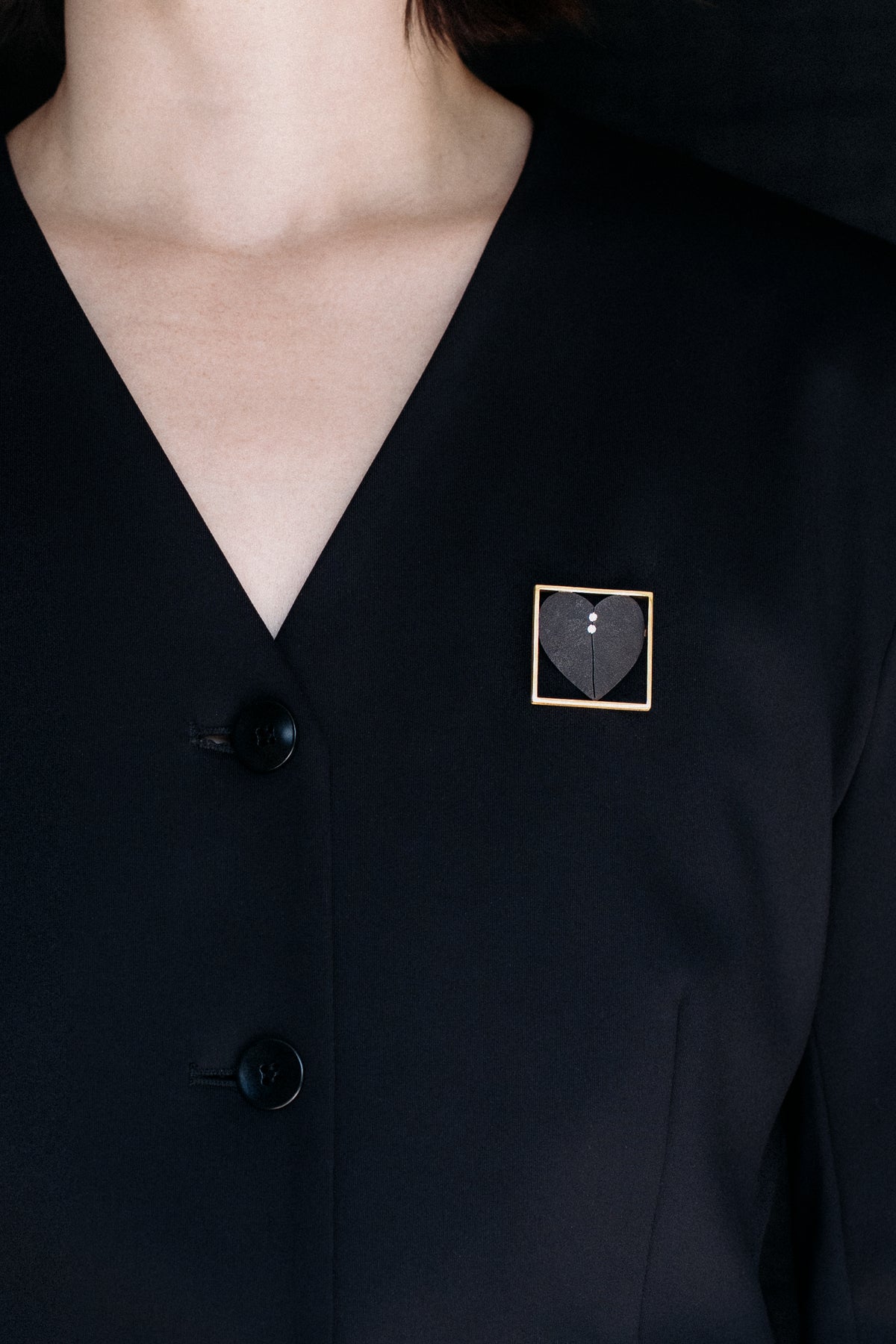 Pat Flynn Heart Brooch
