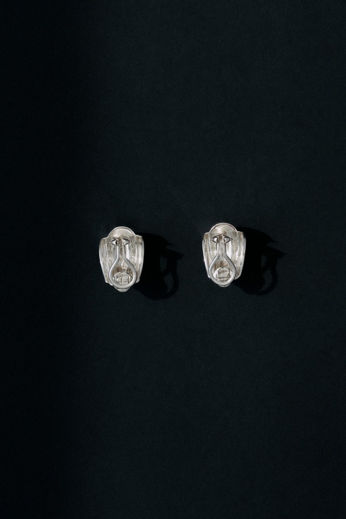 Tiffany and Co Paloma Picasso Vendome earrings back with omega clip closure