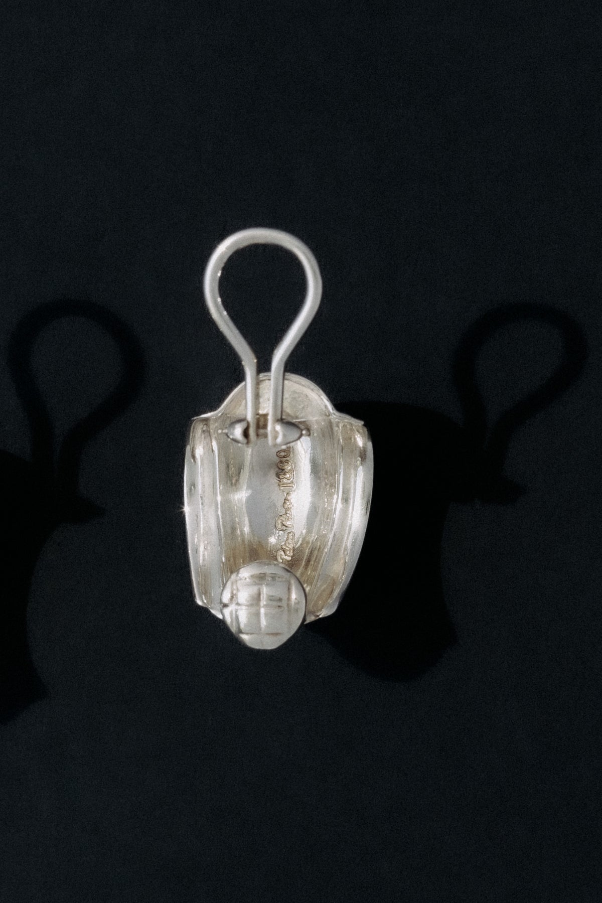 Tiffany and Co Paloma Picasso 925 sterling silver hallmark on Vendome shell earrings