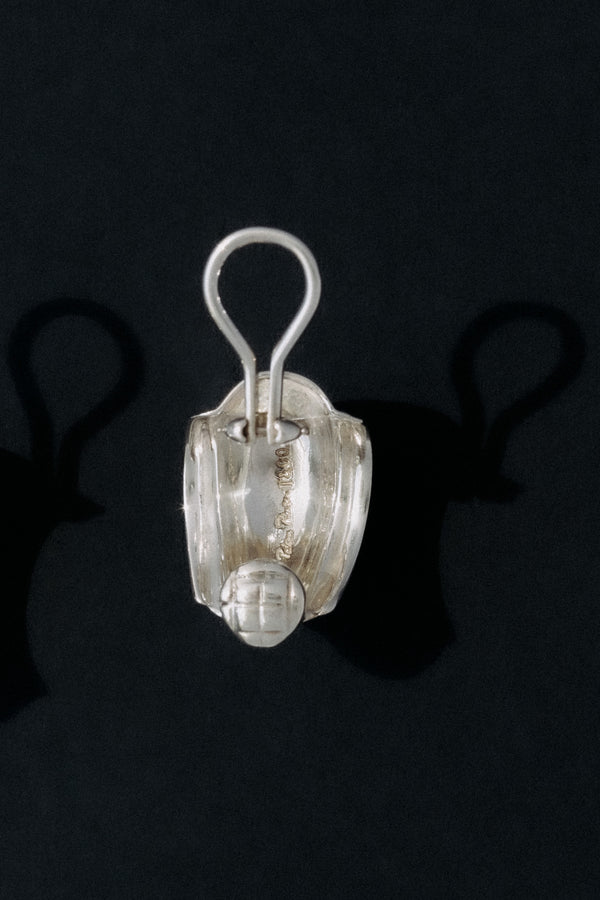 Tiffany and Co Paloma Picasso 925 sterling silver hallmark on Vendome shell earrings